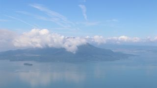 那覇→鹿児島線の上空からよく見えます