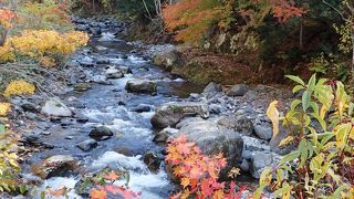 みなかみで紅葉を楽しめる場所のひとつ