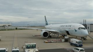 ゆったり飛行機を眺めることのできるターミナル