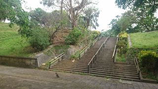 国際通りの近くにあるけど分かり難い公園