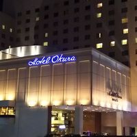 万代橋からの夜のホテル