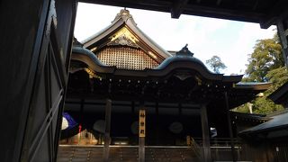 荘厳な雰囲気。