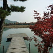 秋に来るともの寂しい大沢の池