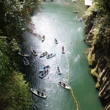 ボートだらけの時間も。