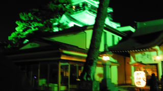 岡崎城の脇に鎮座する真新しい神社