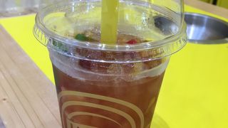 気軽にアイスティーを頂きました