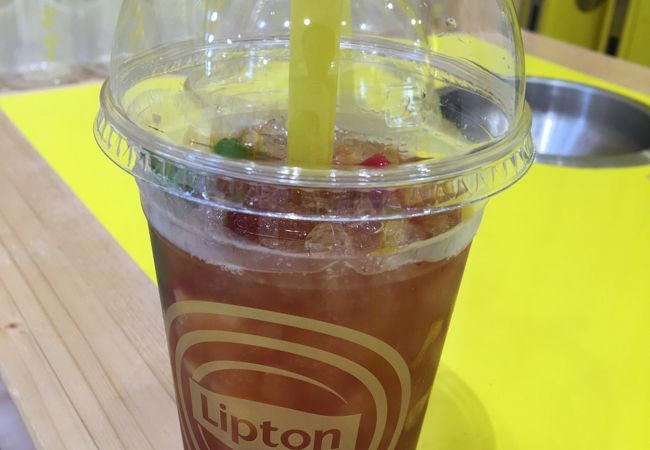 気軽にアイスティーを頂きました