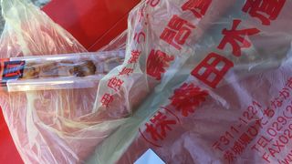 那珂湊魚市場前で一番賑わっていました