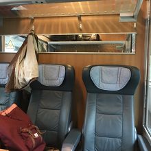 コンパートメント内部