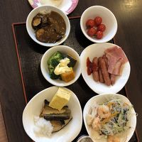 ピックアップした朝食…クロワッサン、スープもある