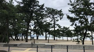 ビーチがとても綺麗に見える