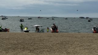 砂浜が増えました