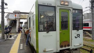 高崎に向けては意外に混雑