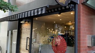 フルーツサンドも人気のカフェ