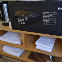 金庫あり、タオルは結構な枚数ありました。