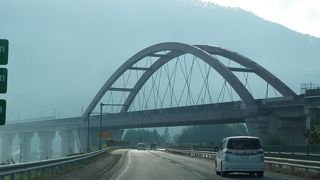 中央高速から見ただけですが