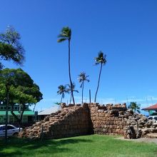 再びバニヤンツリー側からの砦景色