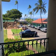 コートハウスからのウオーターフロント砦跡の風景