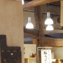 高い天井で解放感があります