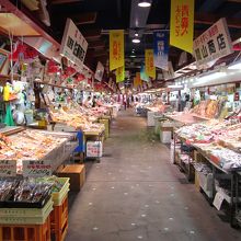 スッキリとした通路