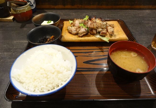 鶏の塩麹焼定食