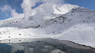 旭岳が綺麗に見られました