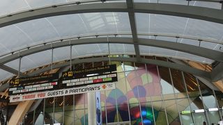 きれいで快適な空港