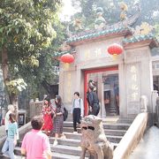 世界遺産１ヶ所目　マカオ最古の中国寺院