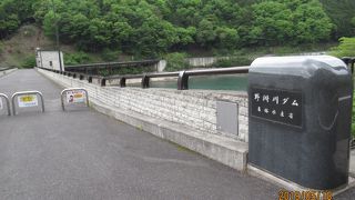 野洲川にある上流ダムです