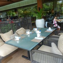 テラス席