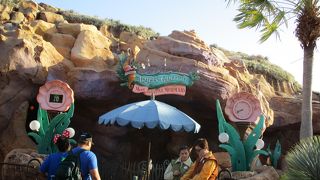 アリエルとグリーティングができます。