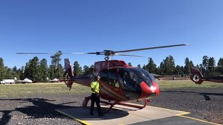 グランドキャニオンを上空から