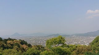 景色を眺めながら一休み