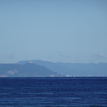 対岸の函館の街が見えました