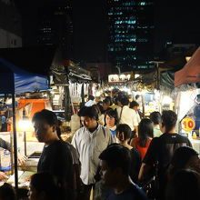 市場自体は混雑がひどく、大したものは売ってない