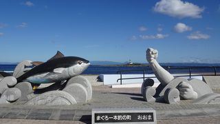 天気が良いと函館の街が見えます （大間崎）