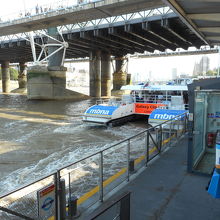 リバーバス　乗場