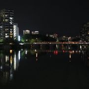京橋川に架かる栄橋