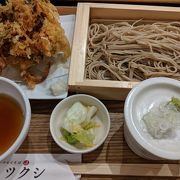 駅ビルで美味しいお蕎麦