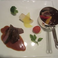 十勝牛フィレ肉のステーキは絶品