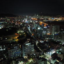 釜山の街並み