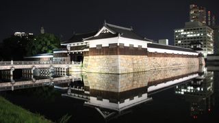 内堀に映り込む太鼓橋などが綺麗でした