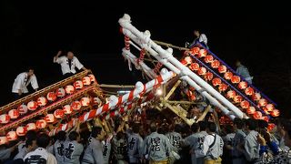 夜の部の宮入りからが祭りの華