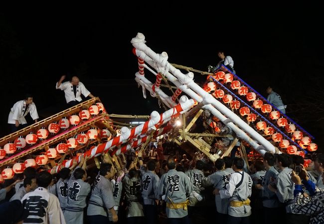 夜の部の宮入りからが祭りの華