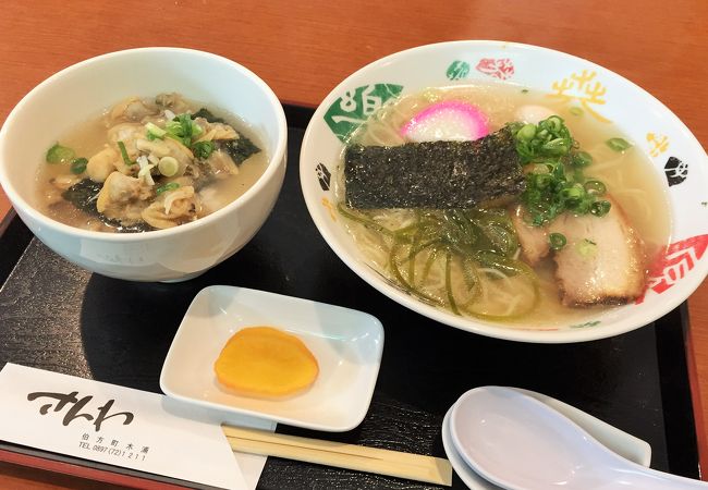 伯方の塩ラーメンが人気