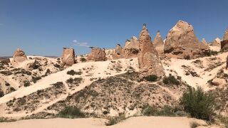 意外に近いところにも奇岩があり驚き