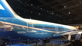 迫力ある飛行機