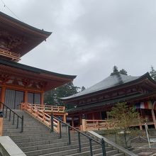 隣の阿弥陀堂もフレームに入れて撮ると良いです。