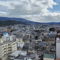 部屋からの松本市内