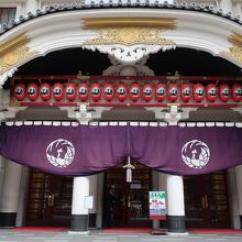 真正面から。迫力あります！。